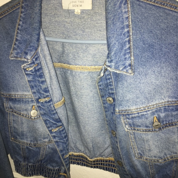 Love Tree cropped Jean jacket - Picture 5 of 5